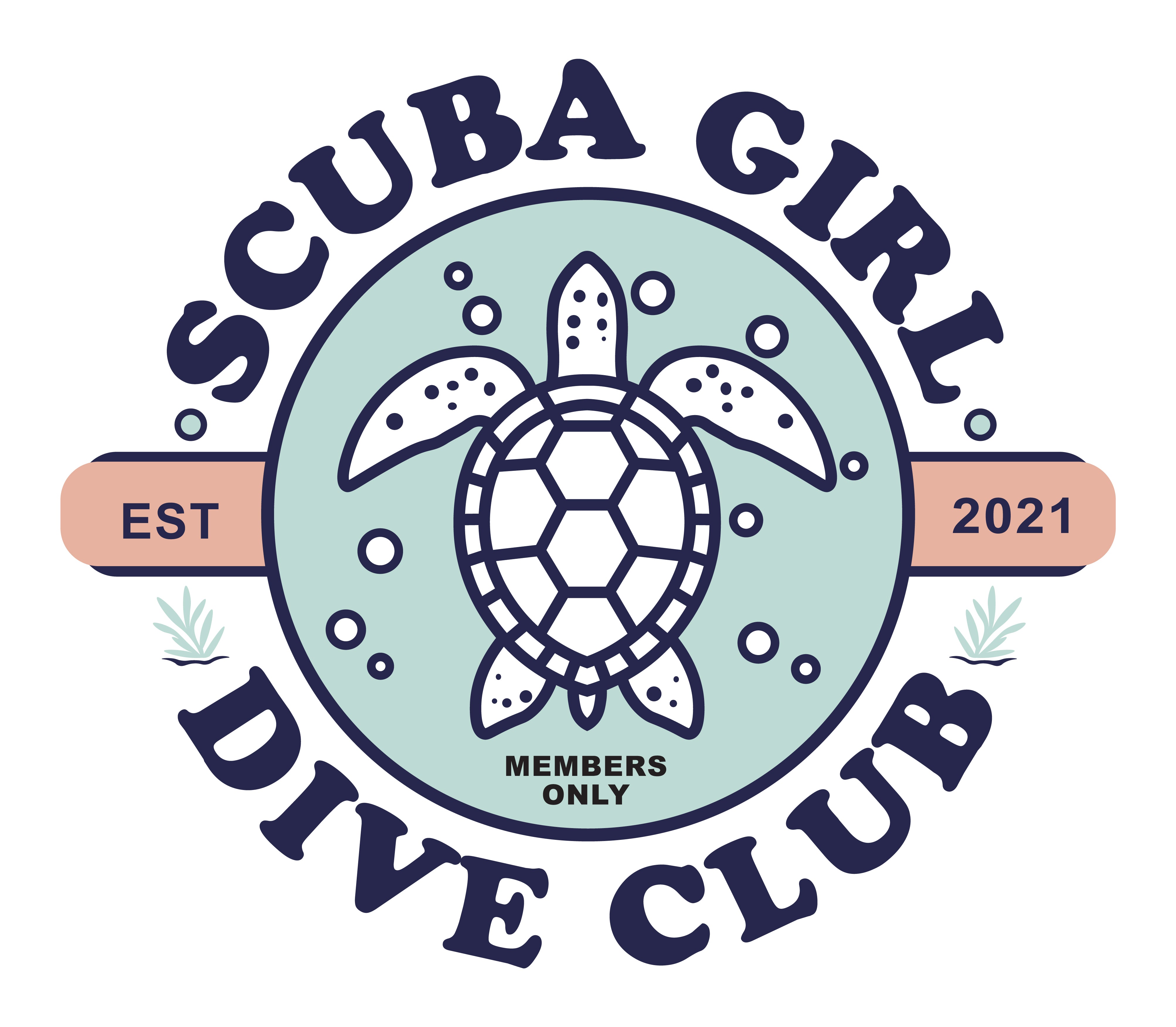 Fashion-Fit Tee - Dive Club (Sea Turtle)