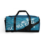 Load image into Gallery viewer, Scuba Duffle Bag - Sea Turtle (Teal Waves)
