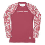 Load image into Gallery viewer, Women&#39;s SCUBA Rash Guard - Tiki (Coral)
