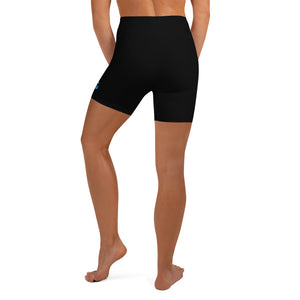 High-Waisted Pro Dive Shorts - Turbo Ray (Ocean Deep)