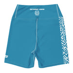 Load image into Gallery viewer, High-Waisted Pro Dive Shorts - Tiki (Teal)
