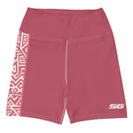 Load image into Gallery viewer, High-Waisted Pro Dive Shorts - Tiki (Coral)
