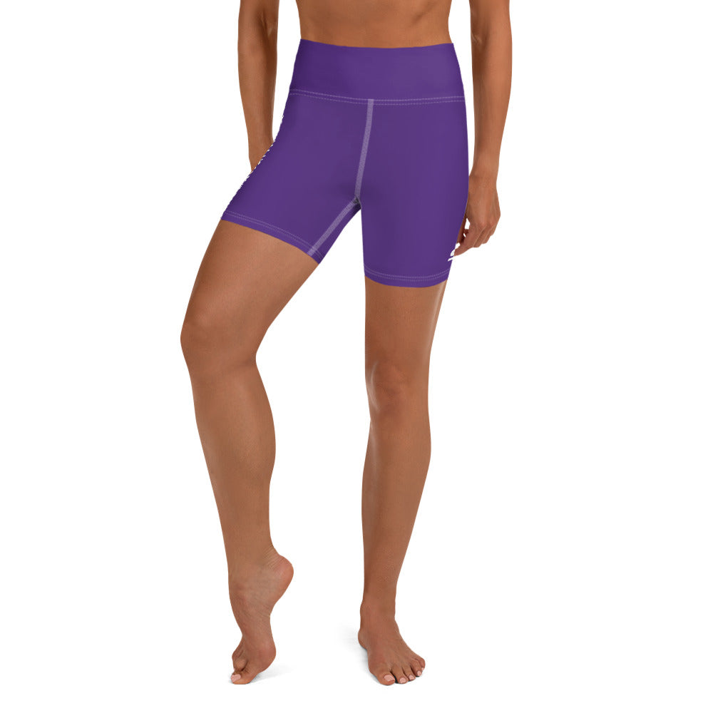 High-Waisted Pro Dive Shorts - Tiki (Purple)