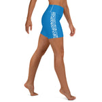 Load image into Gallery viewer, High-Waisted Pro Dive Shorts - Tiki (Blue)
