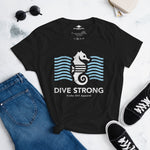 Load image into Gallery viewer, Fashion-Fit Tee - Dive Strong (Seahorse)
