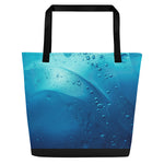 Load image into Gallery viewer, Scuba Tote Bag - Tribal Ray (Bubbles)
