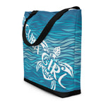 Load image into Gallery viewer, Scuba Tote Bag - Sea Turtle (Waves)
