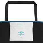 Load image into Gallery viewer, Scuba Tote Bag - Tribal Ray (Waves)
