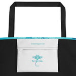 Load image into Gallery viewer, Scuba Tote Bag - Tribal Ray (Bubbles)
