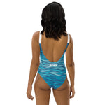 Load image into Gallery viewer, SG One-Piece Swimsuit (Teal Waves)
