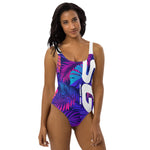 Load image into Gallery viewer, SG One-Piece Swimsuit (Tropical Leaves)
