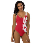 Load image into Gallery viewer, SG One-Piece Swimsuit (Solid Red)
