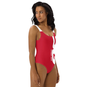 SG One-Piece Swimsuit (Solid Red)