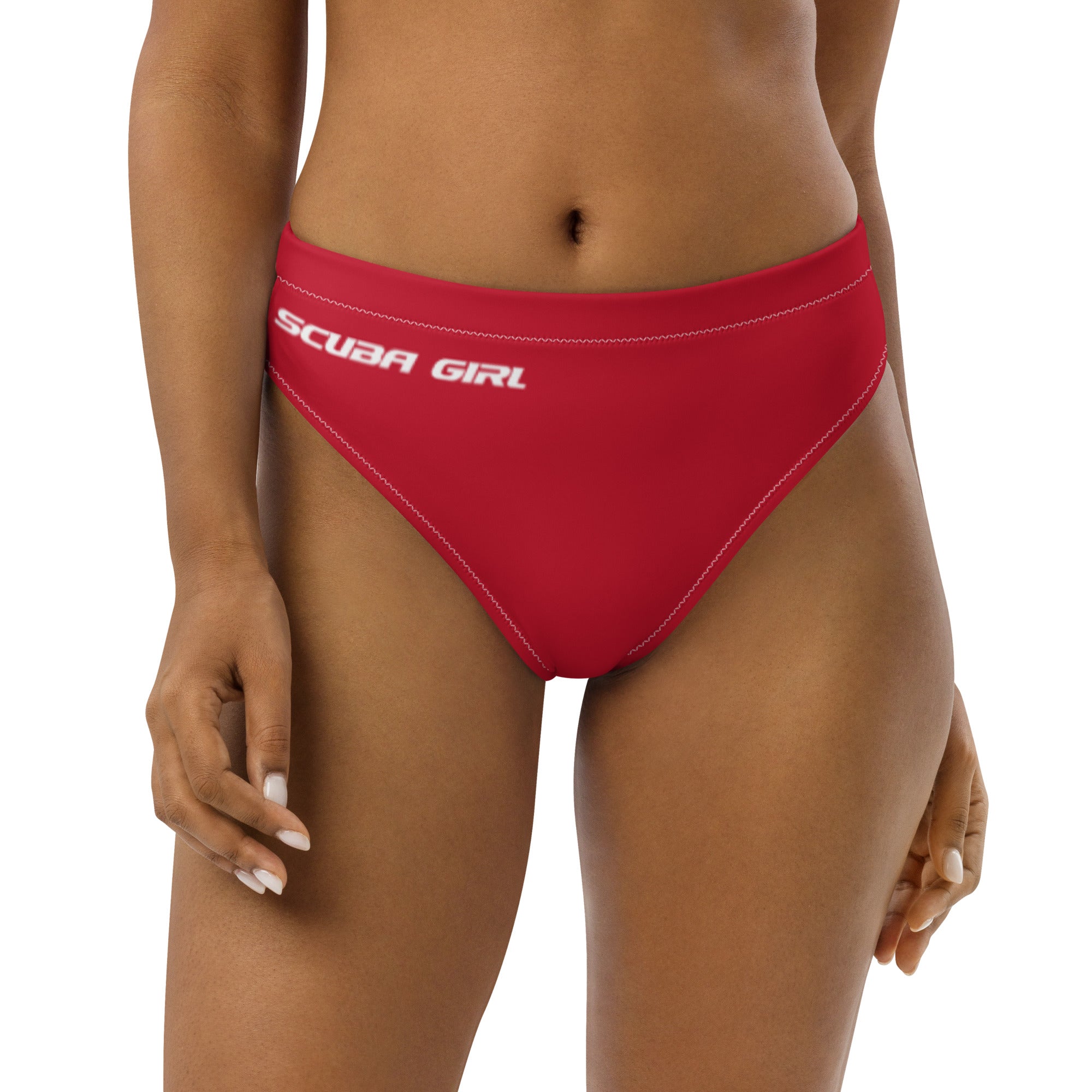 SG High-Waisted Bikini Bottom (Red)