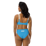 Load image into Gallery viewer, SG High-Waisted Bikini Swimsuit (Sky Blue)
