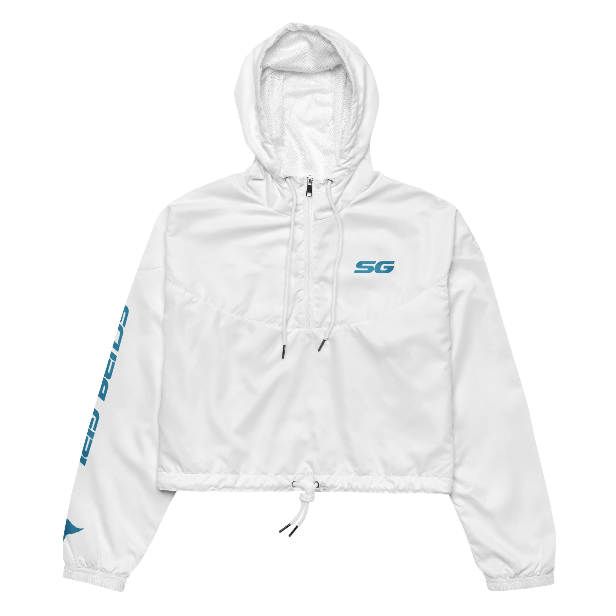 Scuba Cropped Windbreaker - SG Turbo (White)