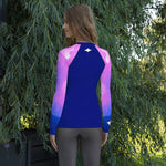 Load image into Gallery viewer, Women&#39;s Scuba Rash Guard - Turbo Ray (Pink Shell)
