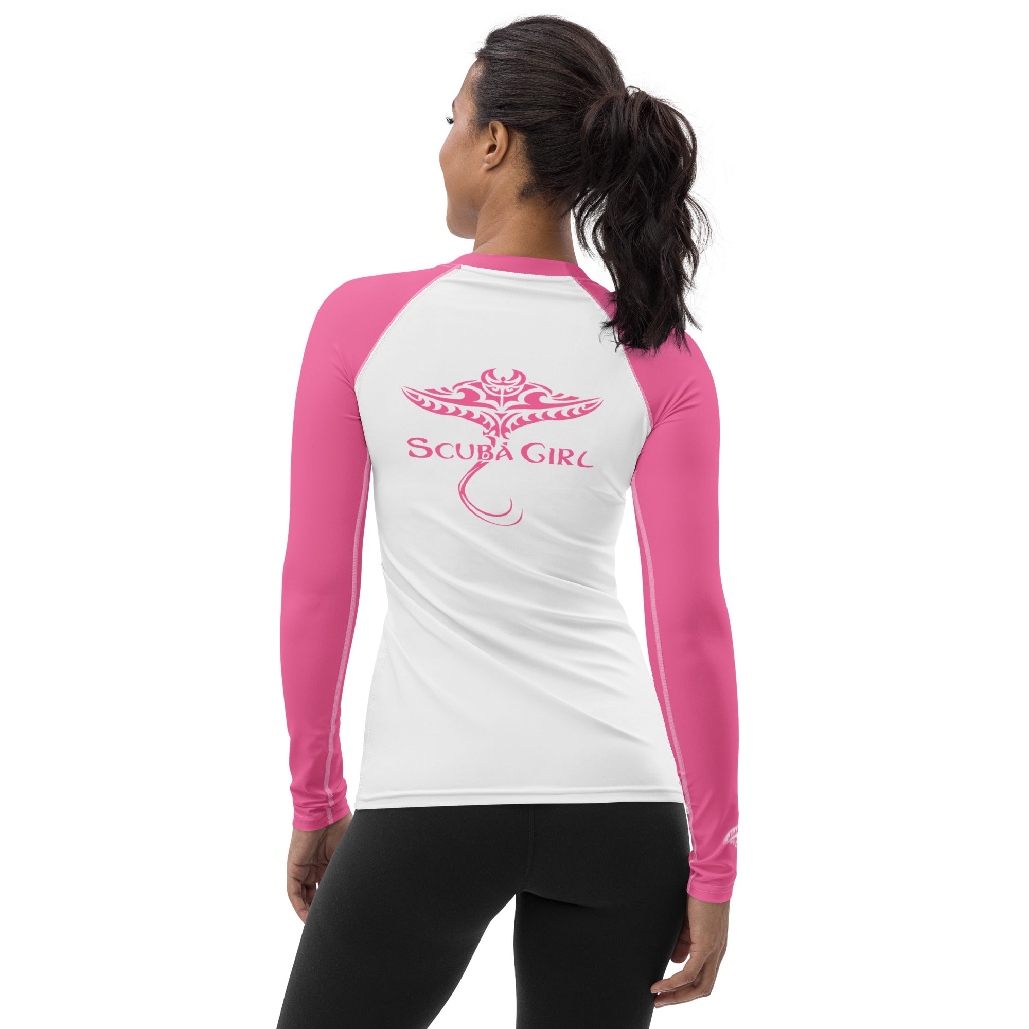 Rash Guard - Tribal Ray (Pink)