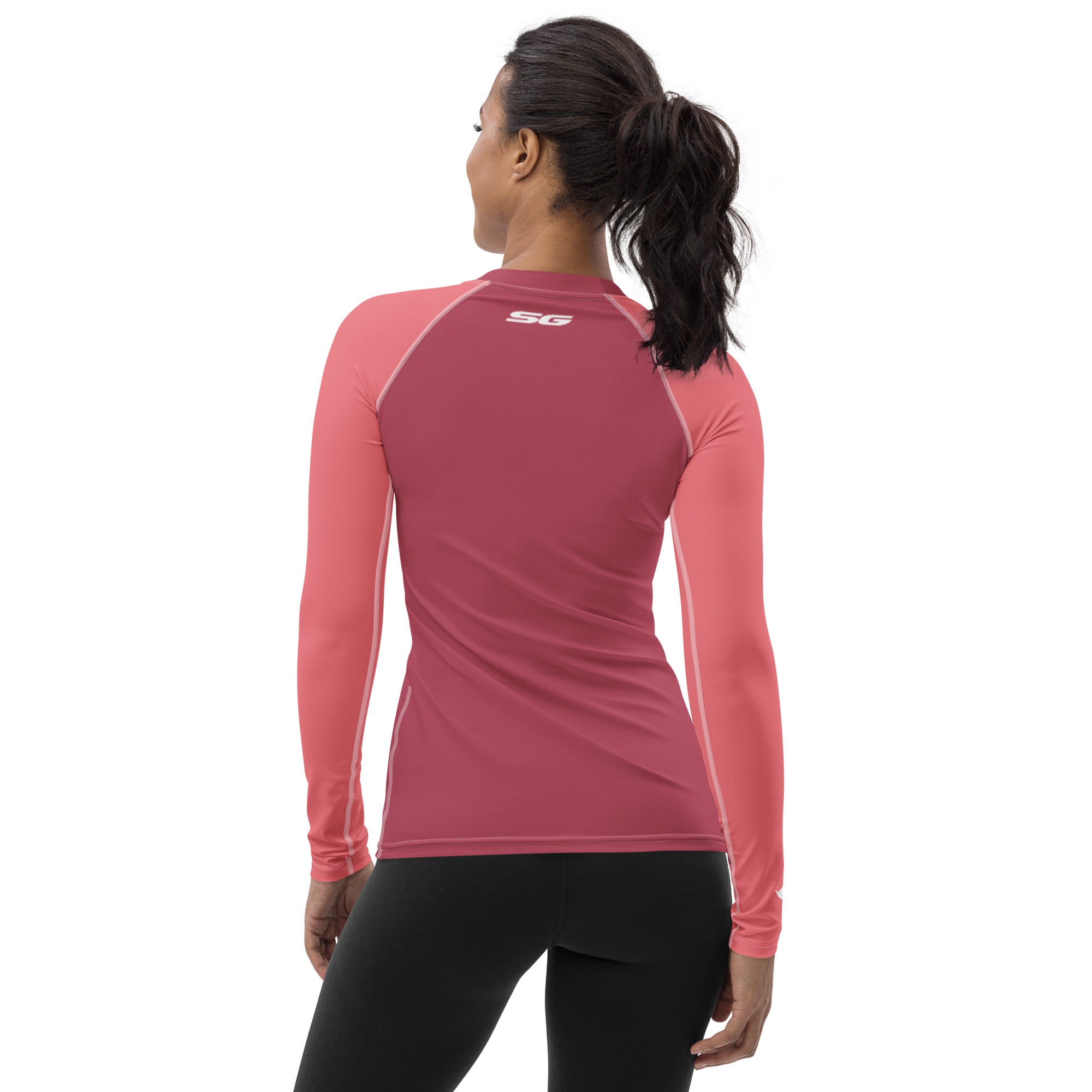 Women's Scuba Rash Guard - SG Turbo (Coral)