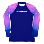 Load image into Gallery viewer, Women&#39;s Scuba Rash Guard - Turbo Ray (Pink Shell)
