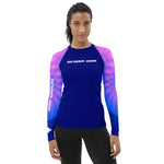 Load image into Gallery viewer, Women&#39;s Scuba Rash Guard - Turbo Ray (Pink Shell)
