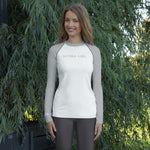 Load image into Gallery viewer, Women&#39;s Scuba Rash Guard - Tribal Ray (Gray)
