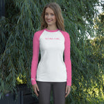 Load image into Gallery viewer, Rash Guard - Tribal Ray (Pink)
