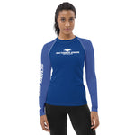 Load image into Gallery viewer, Women&#39;s Scuba Rash Guard - SG Turbo (Blue)
