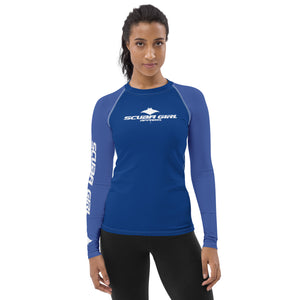 Women's Scuba Rash Guard - SG Turbo (Blue)