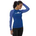 Load image into Gallery viewer, Women&#39;s Scuba Rash Guard - SG Turbo (Blue)
