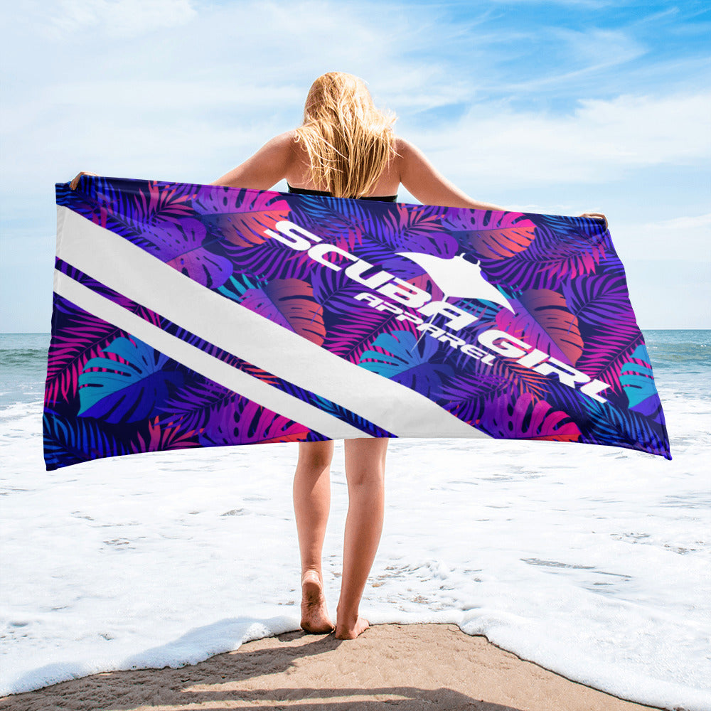 SG Beach Towel (Tropical Leaves)