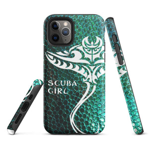 iPhone Case - Tribal Ray (Green Hide)