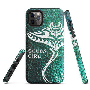 iPhone Case - Tribal Ray (Green Hide)