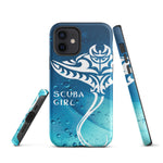 Load image into Gallery viewer, iPhone Case - Tribal Ray (Deep Ocean)
