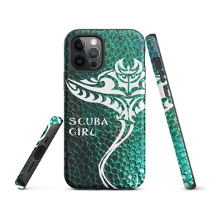 iPhone Case - Tribal Ray (Green Hide)