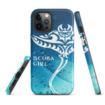 Load image into Gallery viewer, iPhone Case - Tribal Ray (Deep Ocean)
