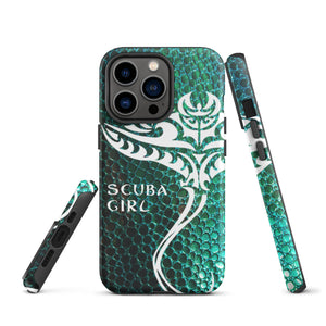 iPhone Case - Tribal Ray (Green Hide)