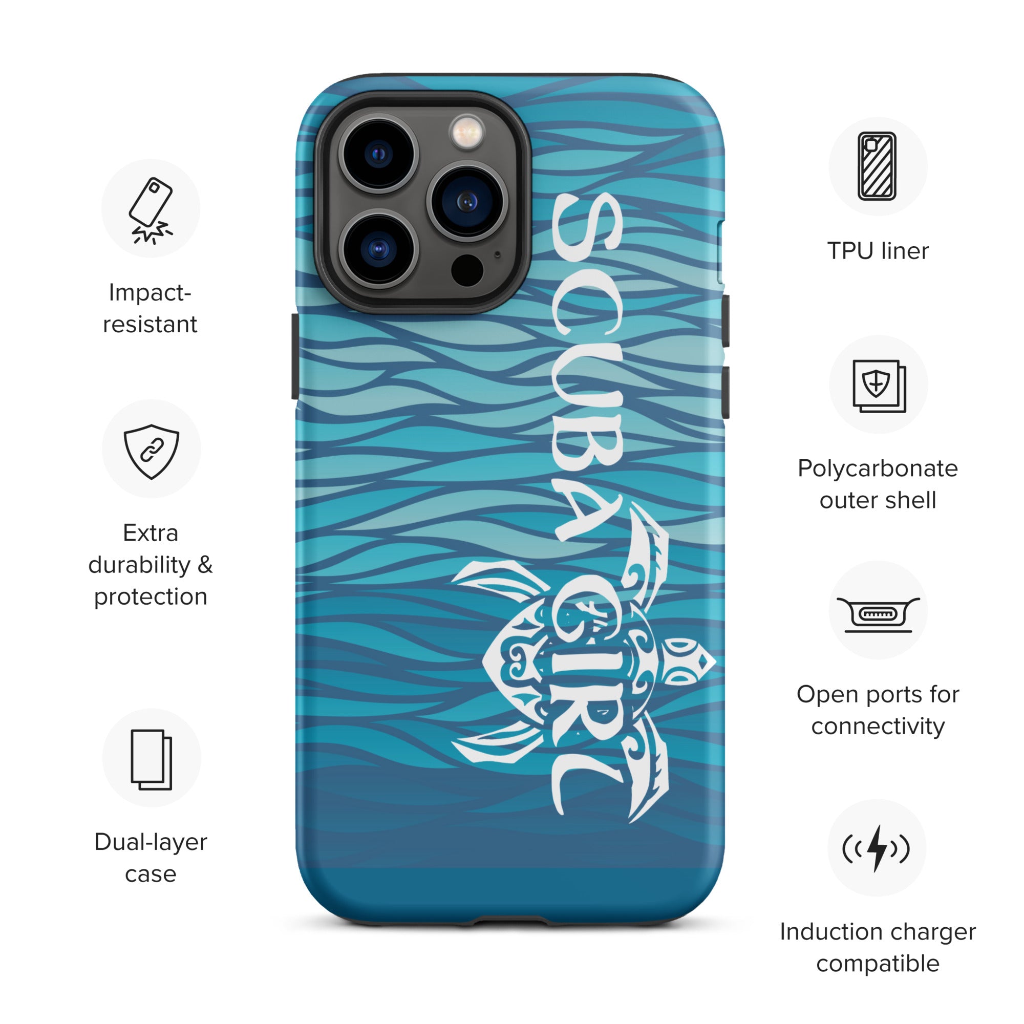 iPhone Case - Sea Turtle (Waves)