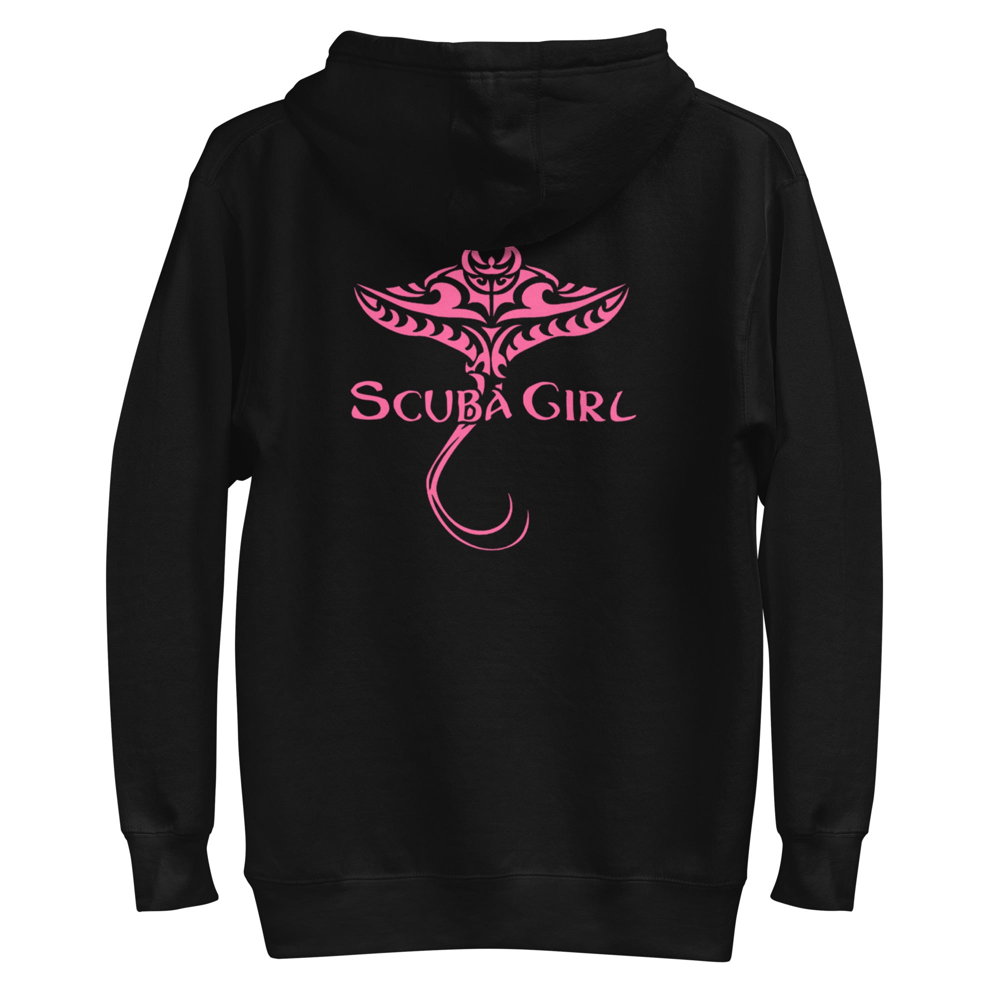 Hoodie - Tribal Ray (Pink Logo)