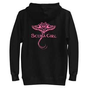 Hoodie - Tribal Ray (Pink Logo)