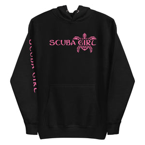 Hoodie - Sea Turtle (Pink Logo)