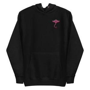 Hoodie - Tribal Ray (Pink Logo)