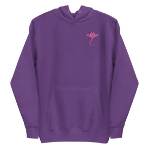 Hoodie - Tribal Ray (Pink Logo)