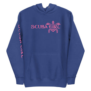 Hoodie - Sea Turtle (Pink Logo)