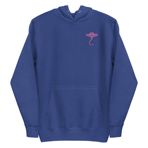 Hoodie - Tribal Ray (Pink Logo)