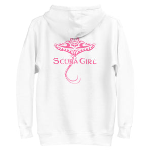 Hoodie - Tribal Ray (Pink Logo)