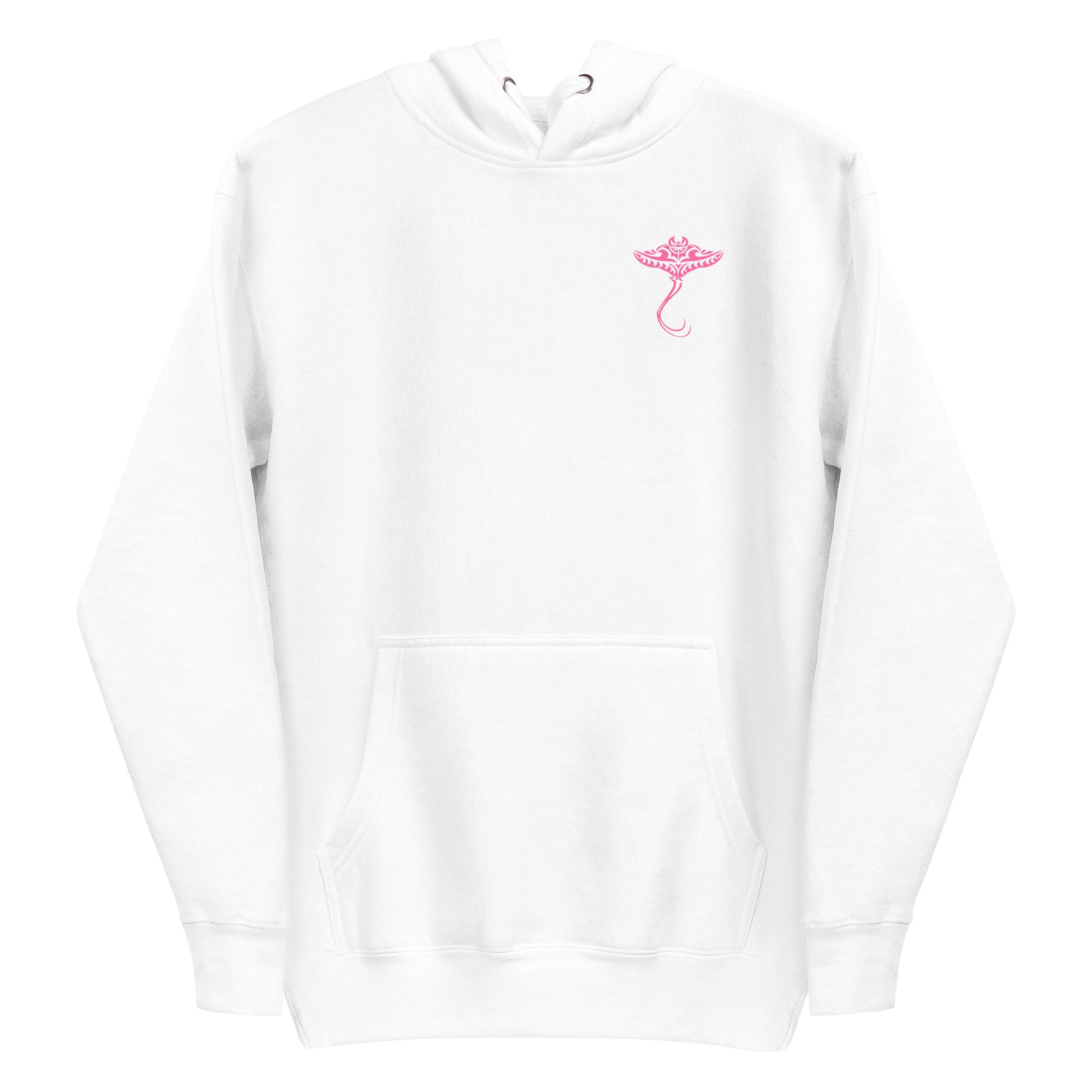 Hoodie - Tribal Ray (Pink Logo)