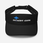 Load image into Gallery viewer, SG Black Visor (Blue/White Logo)
