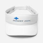 Load image into Gallery viewer, SG White Visor (Blue/Gray Logo)
