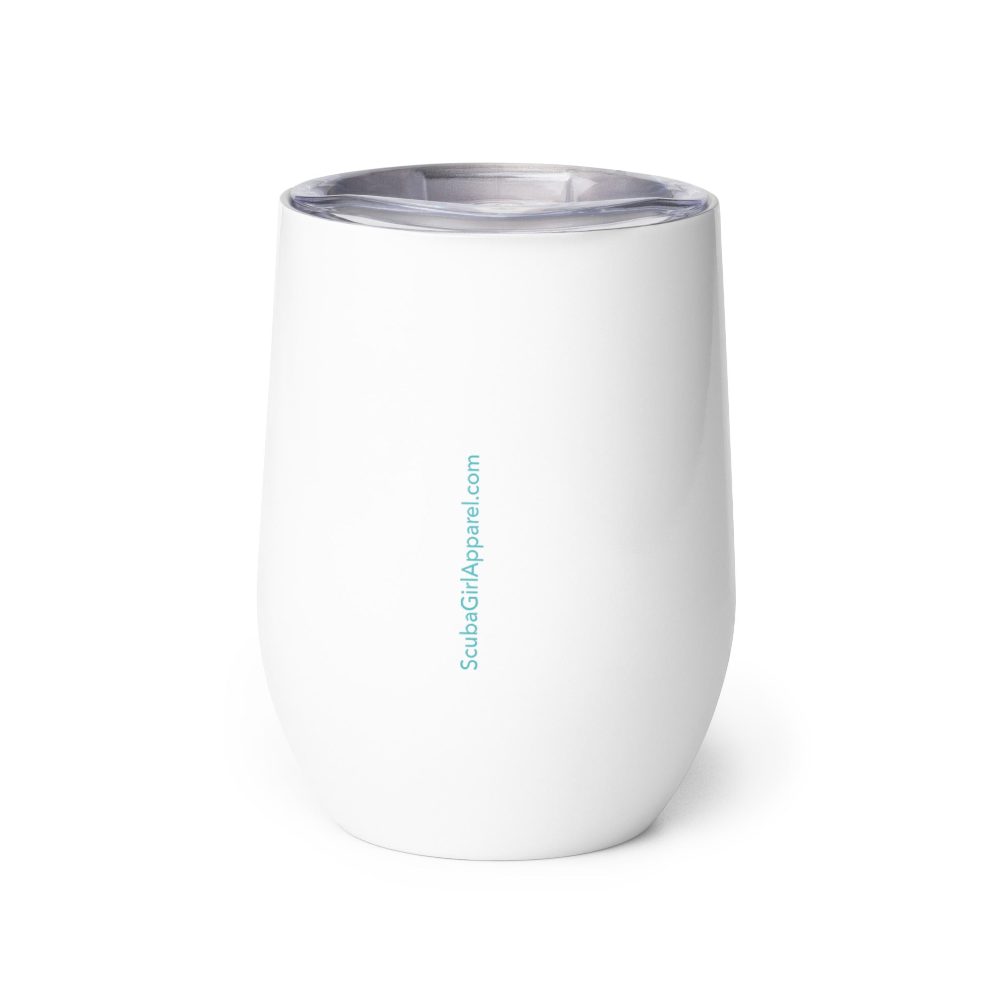 Wine Tumbler - Tribal Ray (Teal)